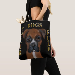 Bolso De Tela Boxer Dog