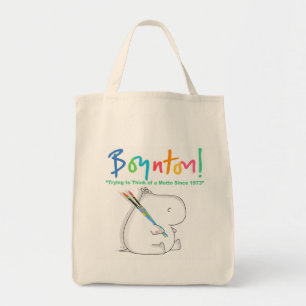 BOLSO DE TELA ¡BOYNTON! LOGOTIPO DE HIPPO