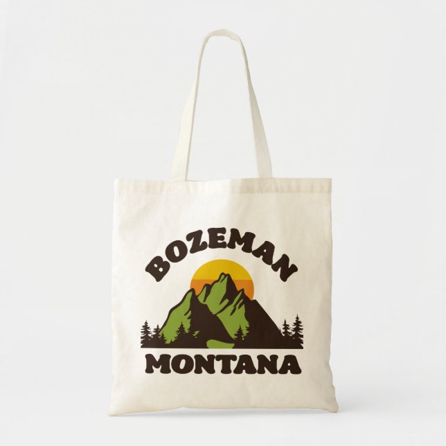 Bolso De Tela Bozeman, Montana (Frente)