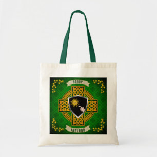 Bolso De Tela Brady Irish Shield y Celtic Cross Personalizadas