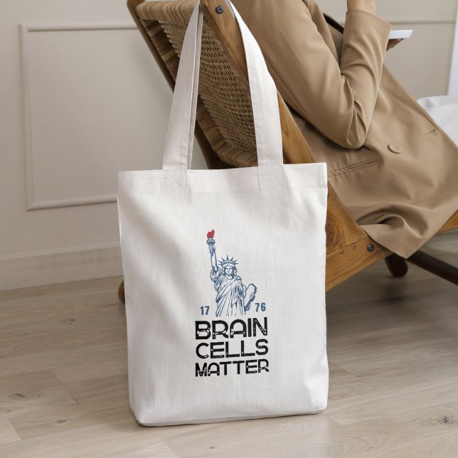 Bolso De Tela Brain Cells Matter Statue of Liberty Anti Trump (Subido por el creador)