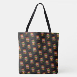 Bolso De Tela Brainy Burgers Tote Bag