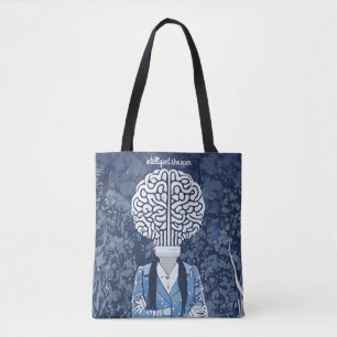 Bolso De Tela Brainy Person