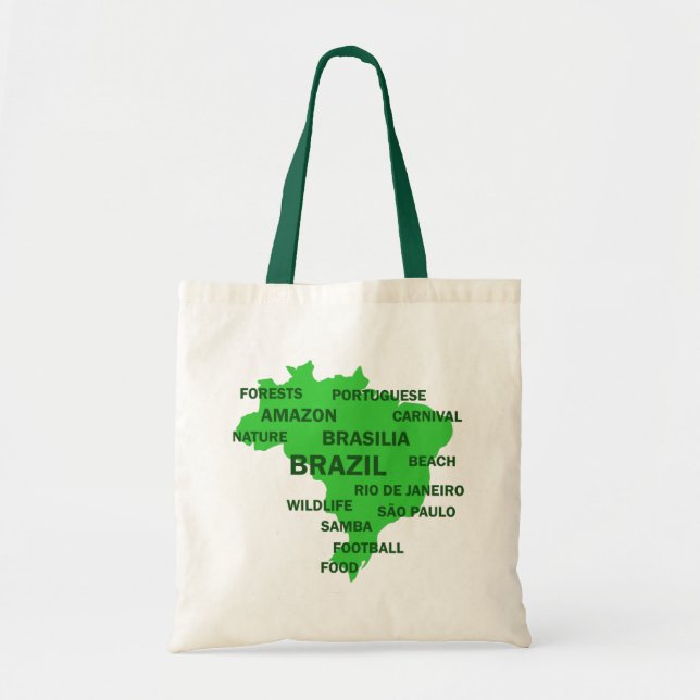 Bolso De Tela Brasil (Frente)