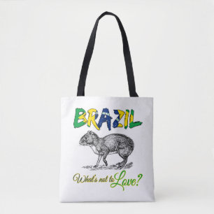 Bolso De Tela Brasil - Qué no quiere la cita de Brasil