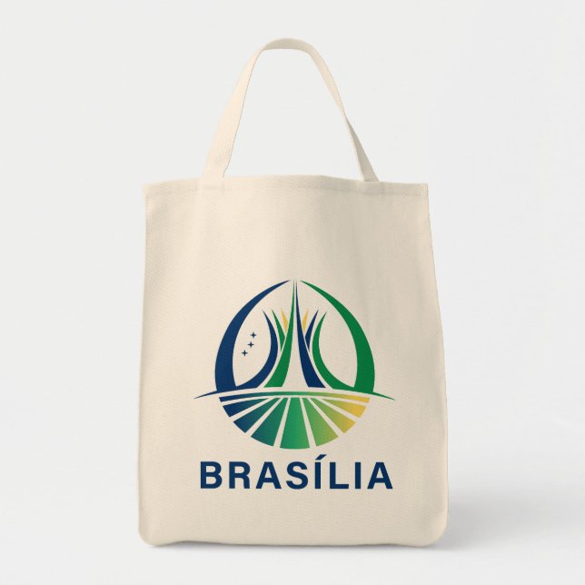 Bolso De Tela Brasilia Brazil Capital (Frente)