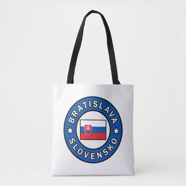 Bolso De Tela Bratislava Slovensko (Anverso)