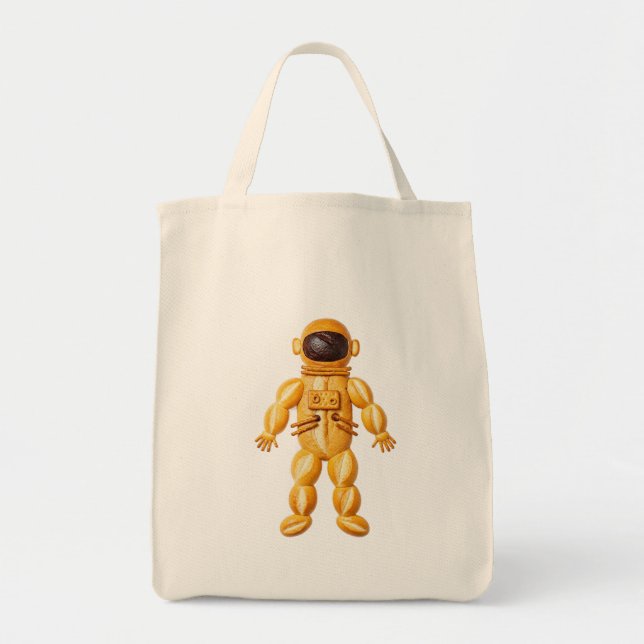 Bolso De Tela Breadstronaut: Baked Goods Space Suit Food Art (Frente)