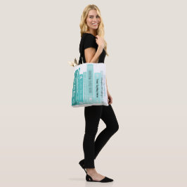 Bolso De Tela Breakfast at Tiffany's Inspired Shopping Bag 