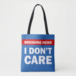Bolso De Tela Breaking News
