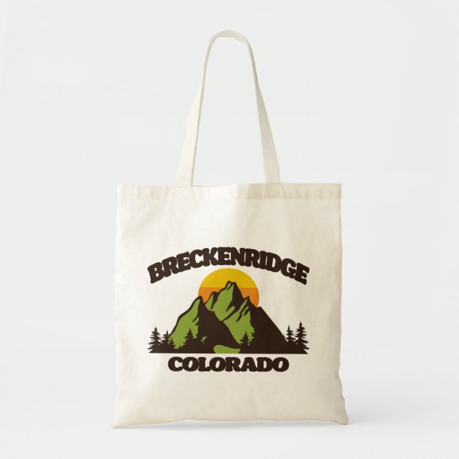 Bolso De Tela Breckenridge, Colorado (Frente)