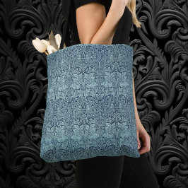 Bolso De Tela Brer Rabbit por William Morris Blue Textile Patter