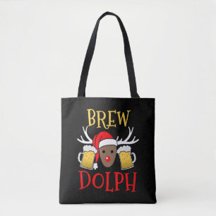 Bolso De Tela Brewdolph - Gracioso regalo de Navidades de cervez