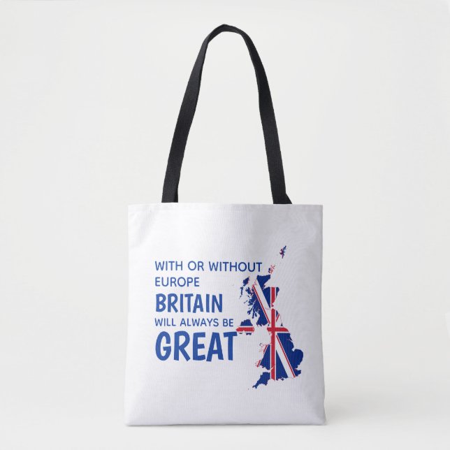BOLSO DE TELA BREXIT GRAN BRETAÑA EUROPA (Anverso)