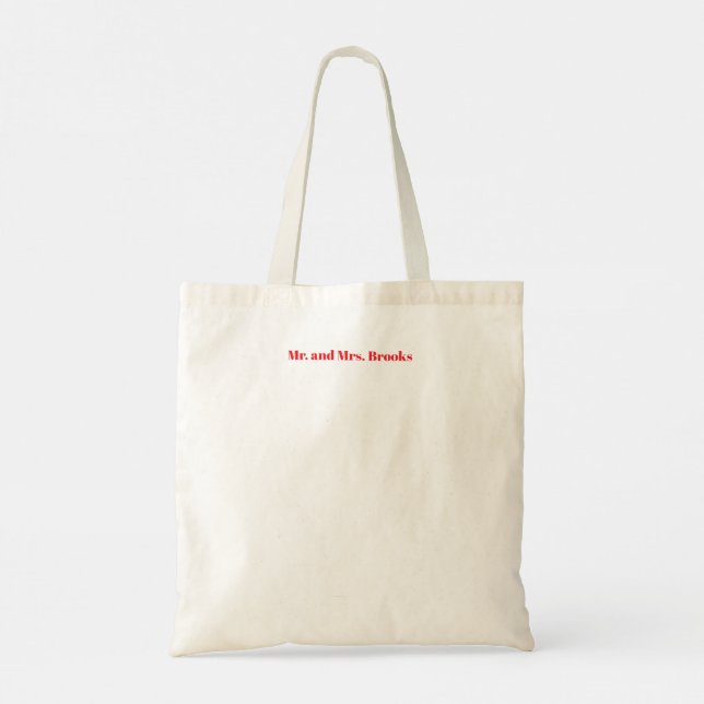 Bolso De Tela Bridal tote bag/ Wifey Era (Reverso)