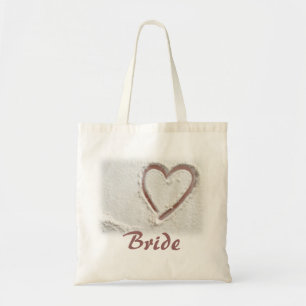 Bolso De Tela Bride Beach Heart of Sand