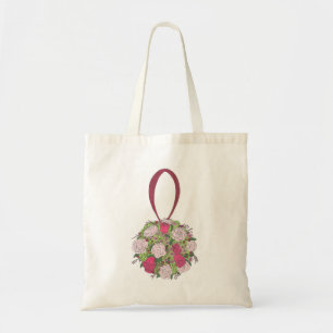 Bolso De Tela Bride Bridesmaid Rose Bouquet Boda Tote Floral