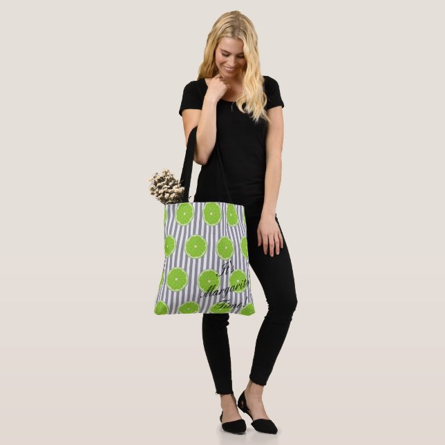 Bolso De Tela BRIDE & Bridesmaid Seersucker & Limes Fiesta Fiest (Puesto)