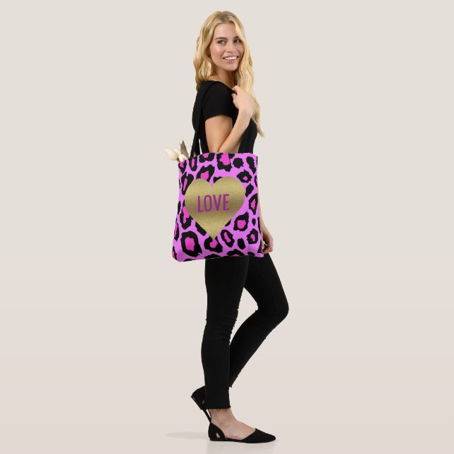 Bolso De Tela BRIDE Gold Heart Love Bridal Party (Puesto)