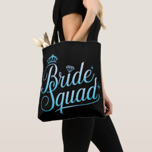 Bolso De Tela Bride Squad Bachelorette Bridesmaid