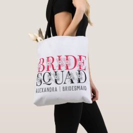 Bolso De Tela Bride Squad | Soltera de la Fiesta de la Bachiller