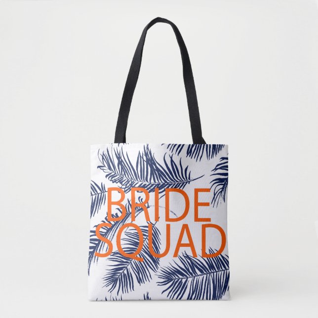 Bolso De Tela Bride Squad Tropical Blue (Anverso)