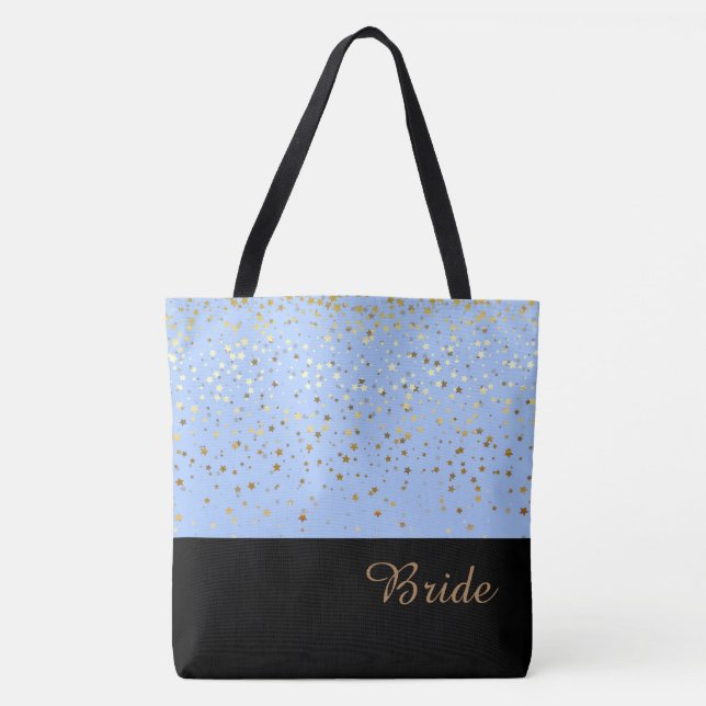 Bolso De Tela Bride Tote Bag Petite Golden Stars (Anverso)