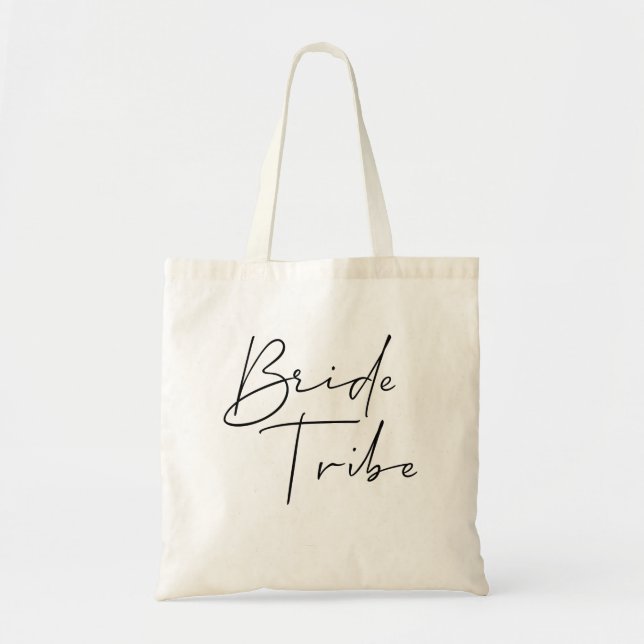 Bolso De Tela Bride Tribe Tote Bag Bachelorette Regalo (Frente)