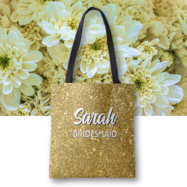 Bolso De Tela Bridesmaid Bling! Custom cute Wedding attendant
