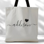 Bolso De Tela Bridesmaid Guión Moderno Corazón Gris cálido<br><div class="desc">Este bolso de moda de teta presenta un hermoso fondo gris cálido adornado con un moderno tipo de letra de guión y un delicado diseño cardíaco. El suave, elegante color y sofisticada tipografía lo convierten en un accesorio ideal para las damas de honor o para quien ame los diseños elegantes...</div>