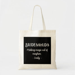 Bolso De Tela Bridesmaids: Haciendo magia con el caos