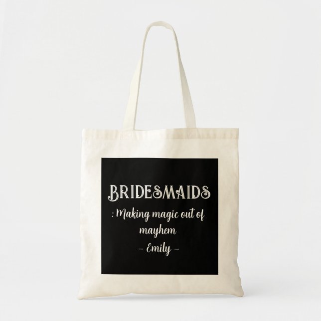Bolso De Tela Bridesmaids: Haciendo magia con el caos (Frente)