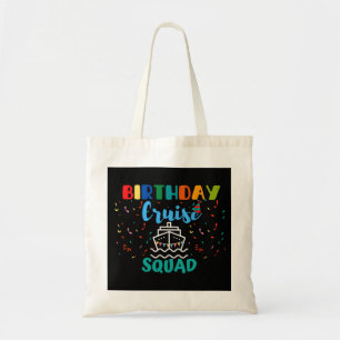 Bolso De Tela Brigada de crucero de cumpleaños