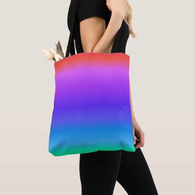 Bolso De Tela Bright Pastel Arcoiris (Detalle)