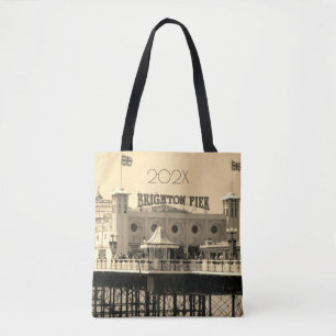 Bolso De Tela Brighton Pier INGLATERRA Año vacaciones de viaje