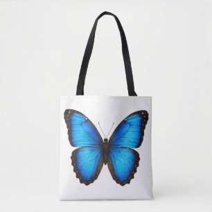 Bolso De Tela Brillante morfo azul