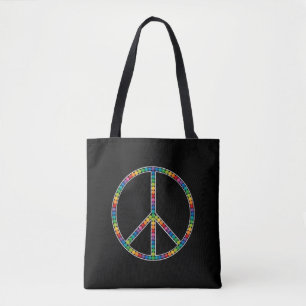Bolso De Tela Brillante Sapphire Jewel Gem Bling Diamond Peace S