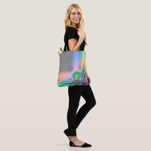 Bolso De Tela Brillantes Arcoiris