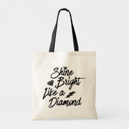 Bolso De Tela Brille brillante como una moda de //del diamante