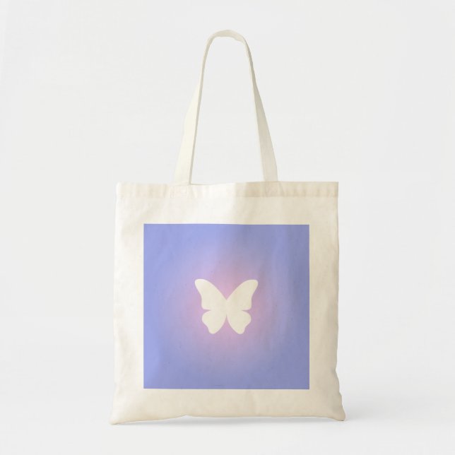 Bolso De Tela Brillo de mariposa etéreo (Frente)