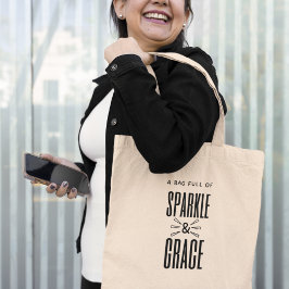 Bolso De Tela Brillo & Gracia Regalo Moderno Elegante y con Esti
