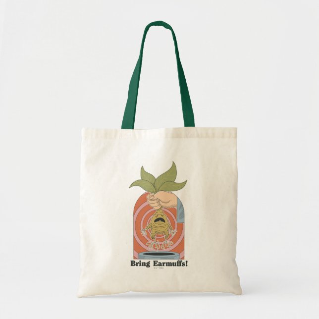 Bolso De Tela "Bring Earmuffs!" Screaming Mandrake Graphic (Frente)