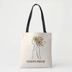 Bolso De Tela Brisa dorada - Fluyendo la silueta Minimalista