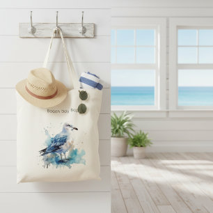 Bolso De Tela Brisa oceánica: Gaviota acuática