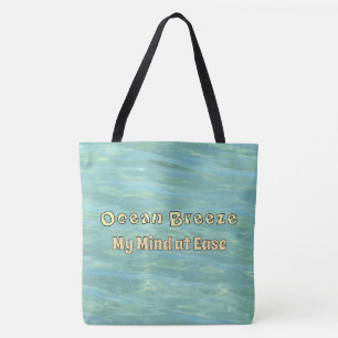 Bolso De Tela Brisa Oceánica, Mente en Paz Vibraciones Tranquila