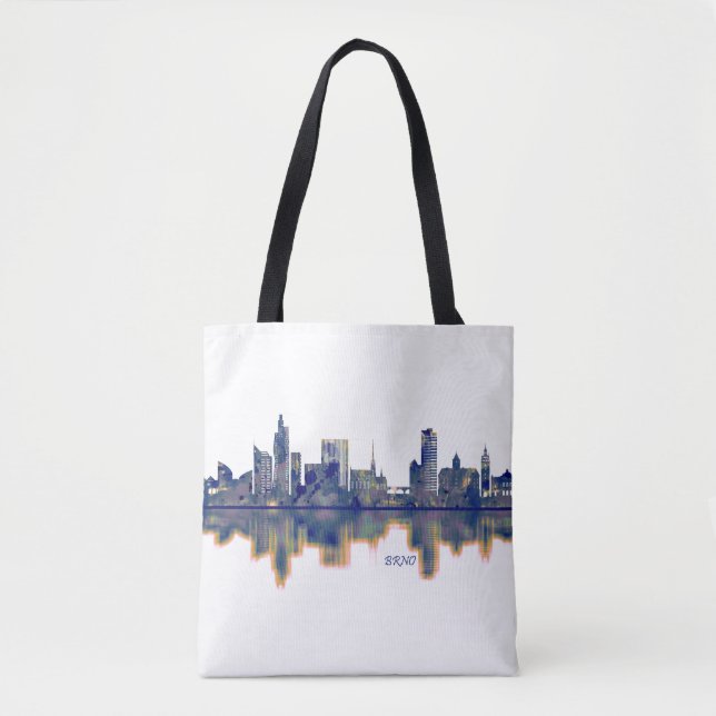 Bolso De Tela Brno Skyline (Anverso)
