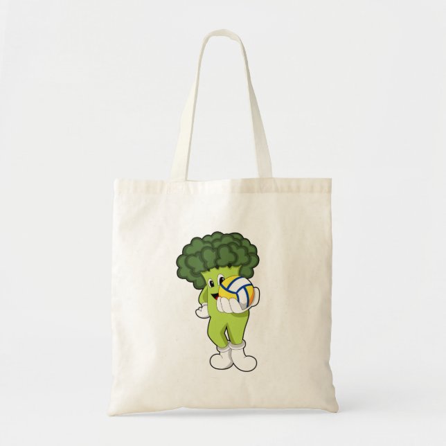 Bolso De Tela Broccoli en los deportes de voleibol (Frente)