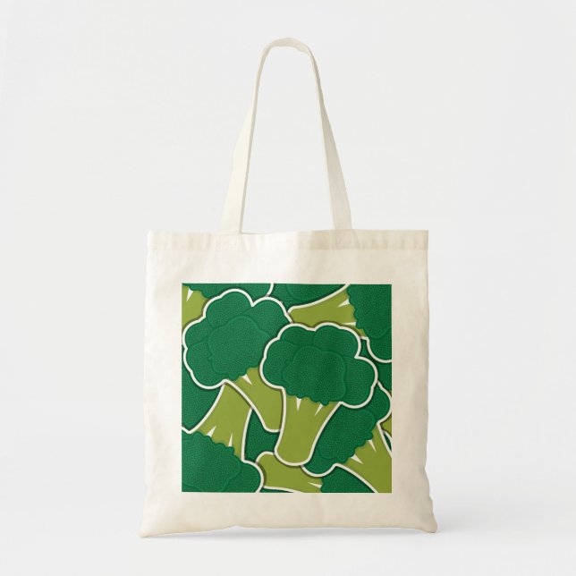 Bolso De Tela Broccoli funky (Frente)