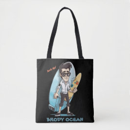 Bolso De Tela Brody Ocean Wavecrest