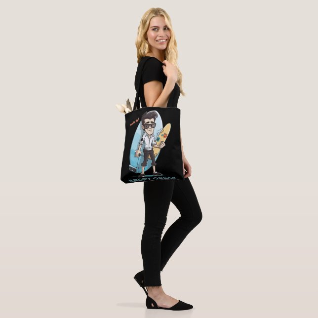 Bolso De Tela Brody Ocean Wavecrest (Puesto)